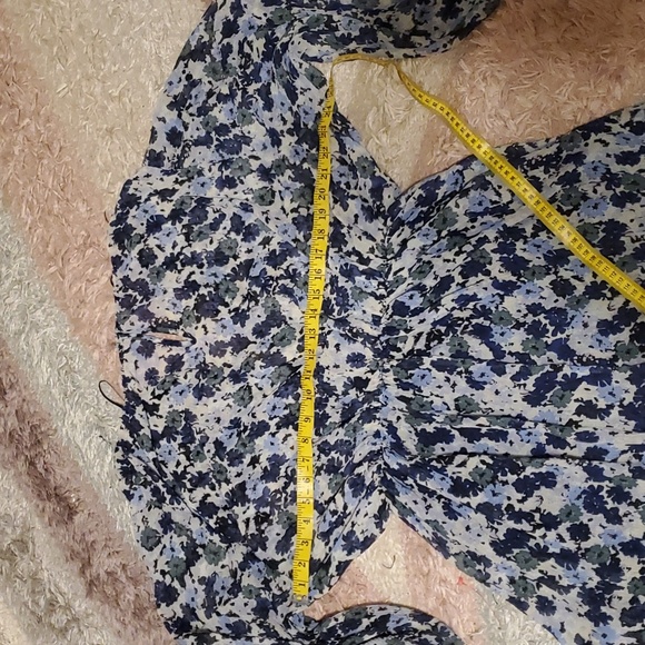 Zara - Multicolored Printed Pleated romper Size: xl - Picture 9 of 9